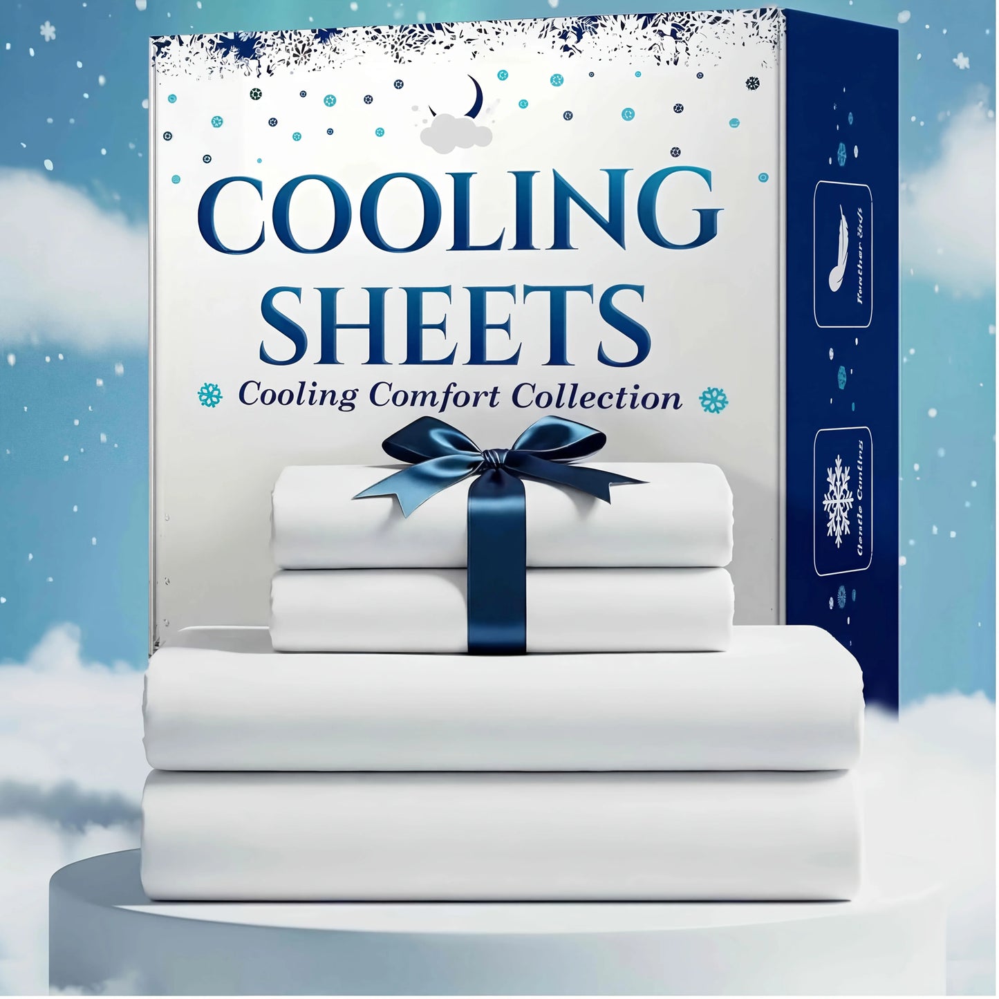 Extra Deep Pocket Bamboo Fiber Bed Sheets Suitable for Thick Mattresses - Soft Wrinkle-Free Cooling Sheets with Deep Bed Sheet Fit, Suitable for - Use, Machine Washable Luxury Bedding for Toppers & Heavy Layers