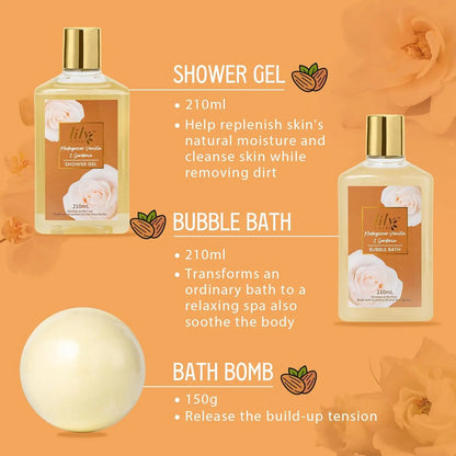 Vanilla Bath & Body Gift Set