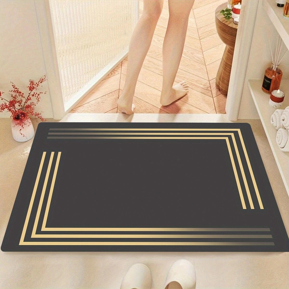 Luxurious Soft, Water-Absorbent, Quick-Drying Mat