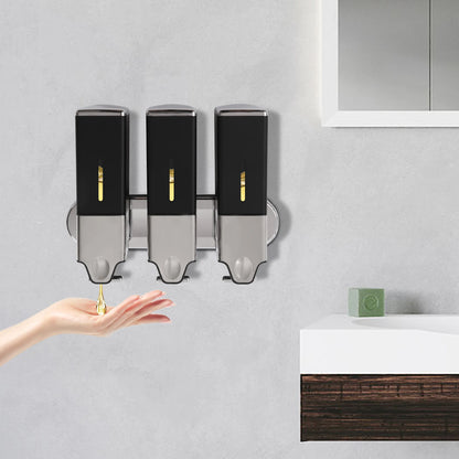 Triple Wall Mount Soap Dispenser