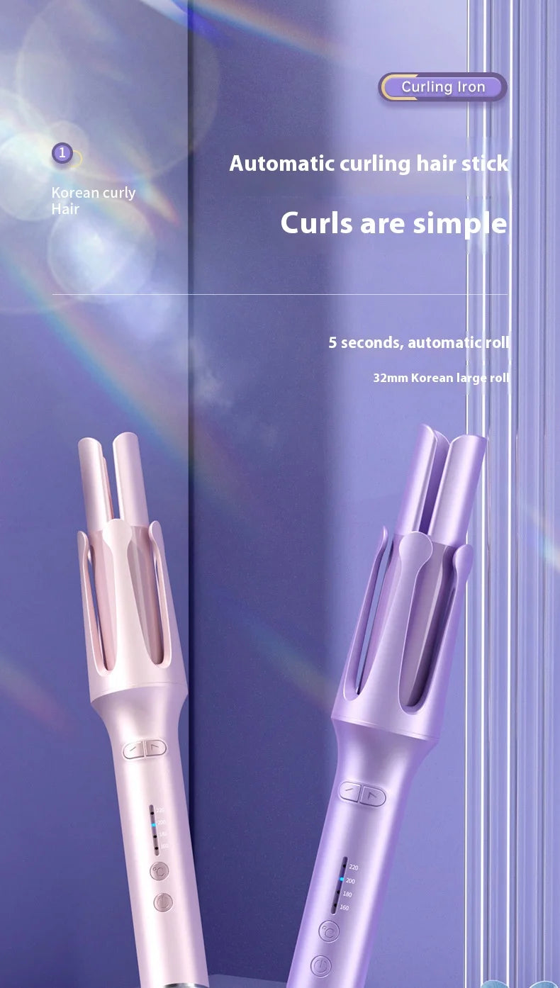 2 in 1 Rotating Ceramic Curler
