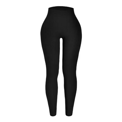 Women's Seamless Knitted  Yoga Pants High Waisted Leggings