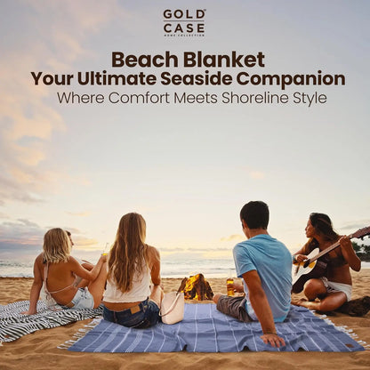 Set of 6 Turkish Beach Towels - Quick Dry, Sand Free