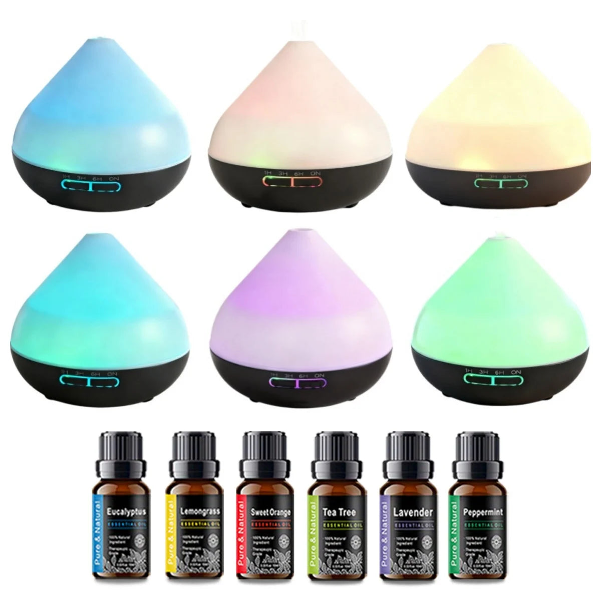 Ultrasonic Air Humidifier Aromatherapy Essential Oil Diffusers