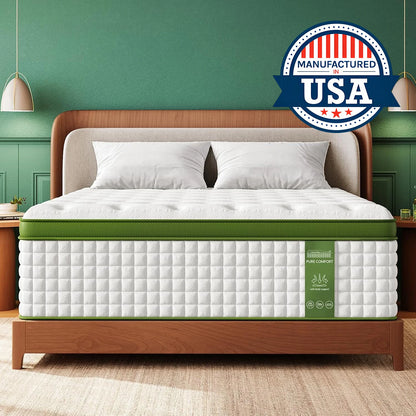 Gel Memory Foam & Pocket Springs for Pressure Relief & Support