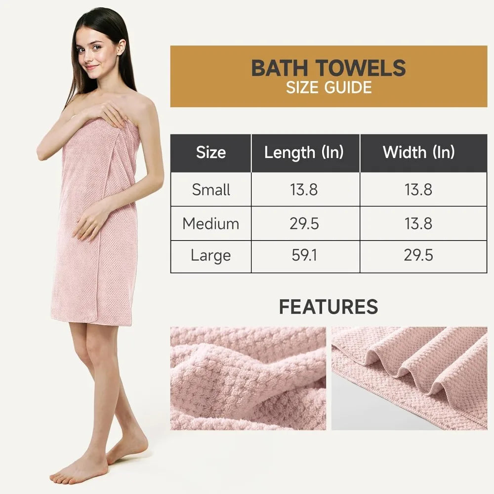 Premium 6-Piece Soft Bath Towel Set,