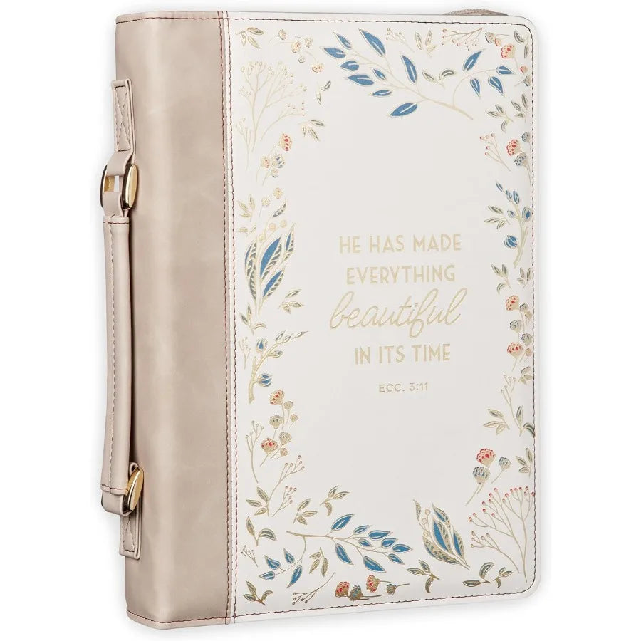 Premium Vegan Leather Inspirational Bible Cover