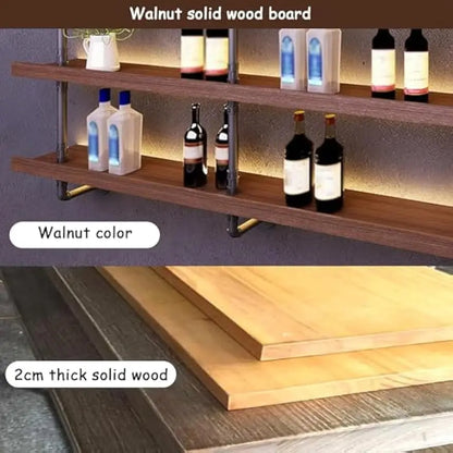 Wine Rack With LED Lights