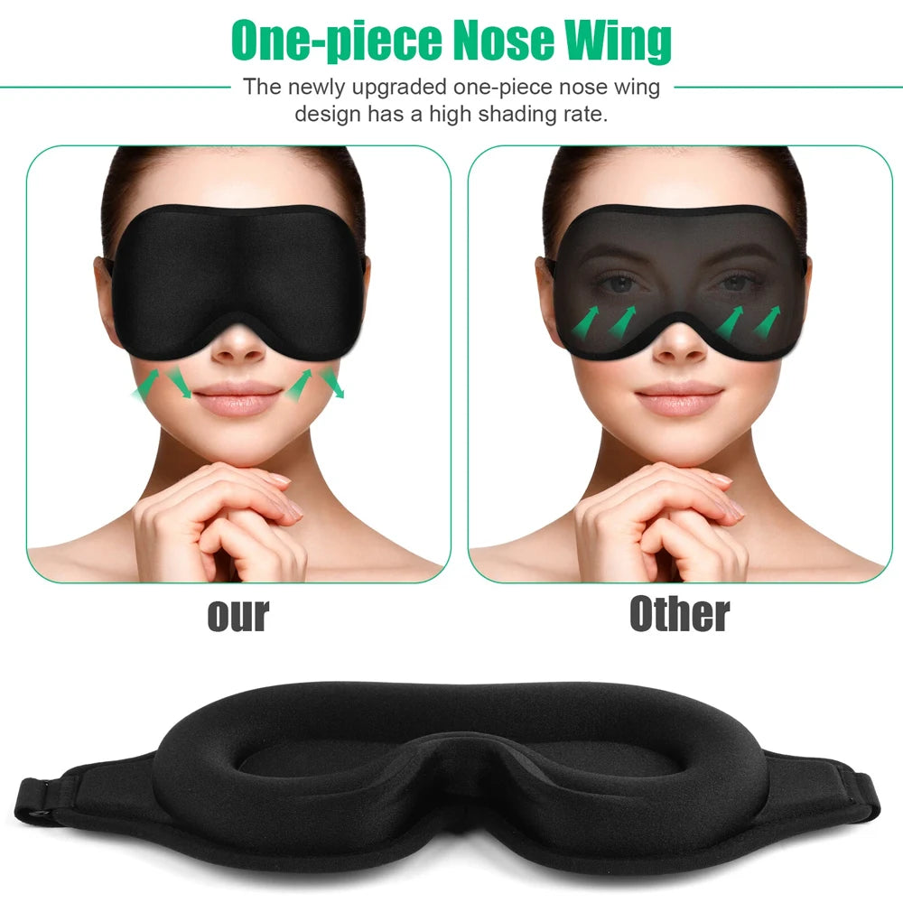 3D Travel Silk Eye Sleep Mask