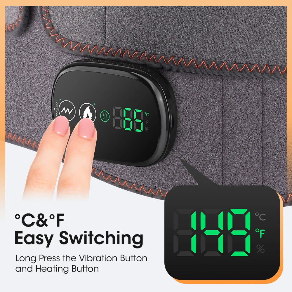 Electric Heating Waist Massager Support Belt