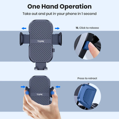 Car Phone Holder Mount Air Vent Compatible With All Phones