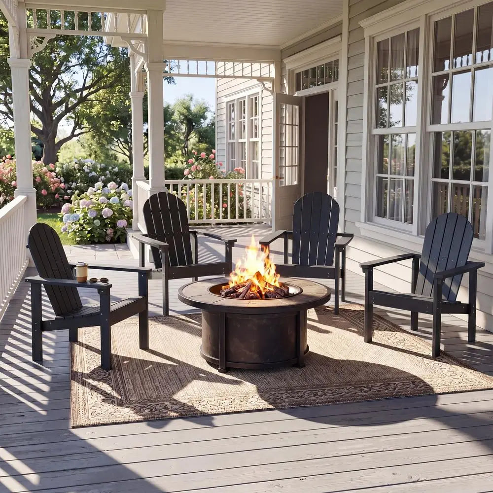 Stackable Modern Adirondack Chairs Set of 4