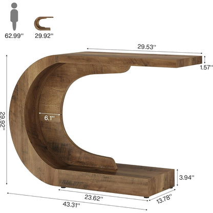LITTLE TREE 43.3" Modern Console Entryway Table