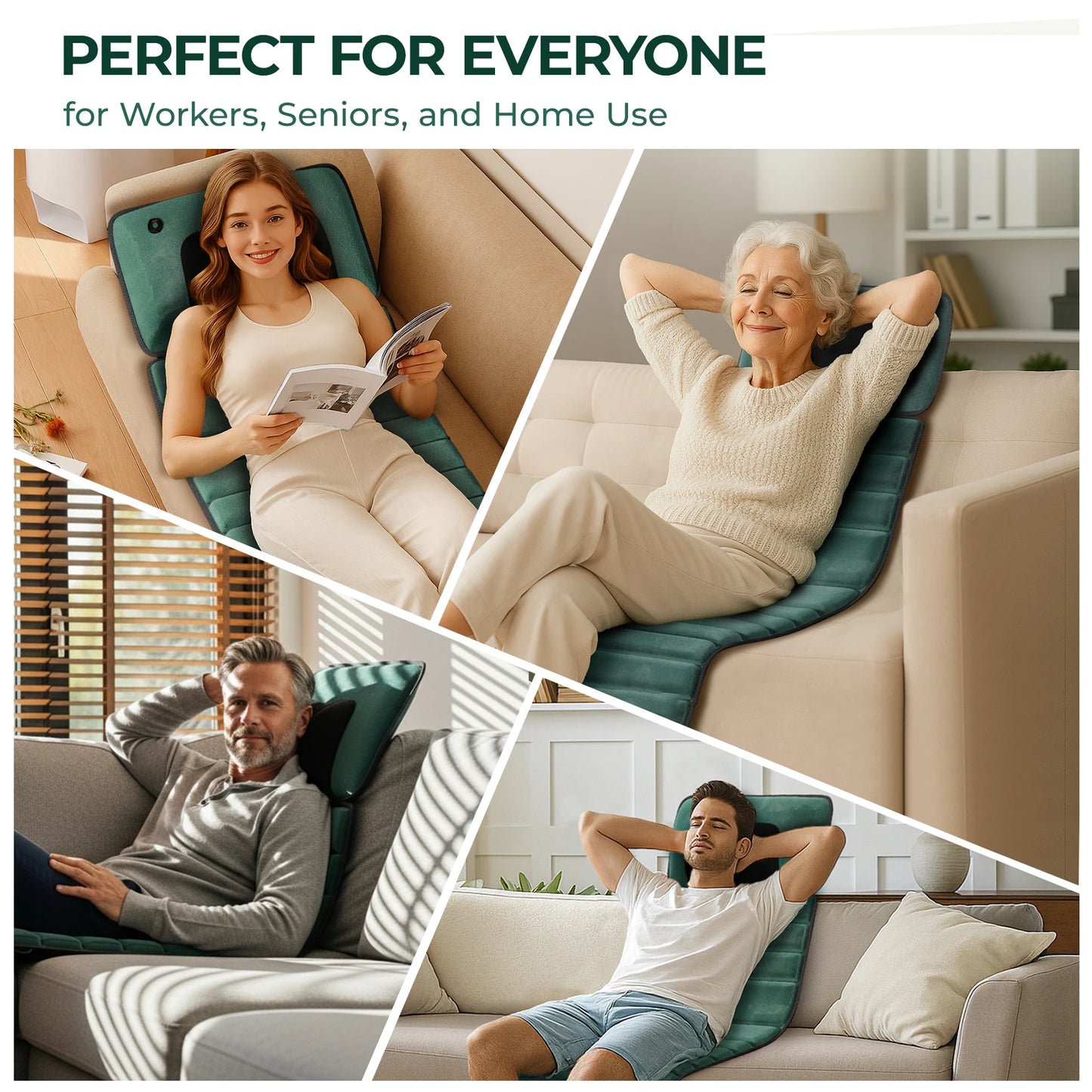 Full Body Massage Mat With Heat