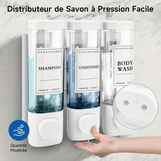 3-in-1 Shampoo and Conditioner Dispenser