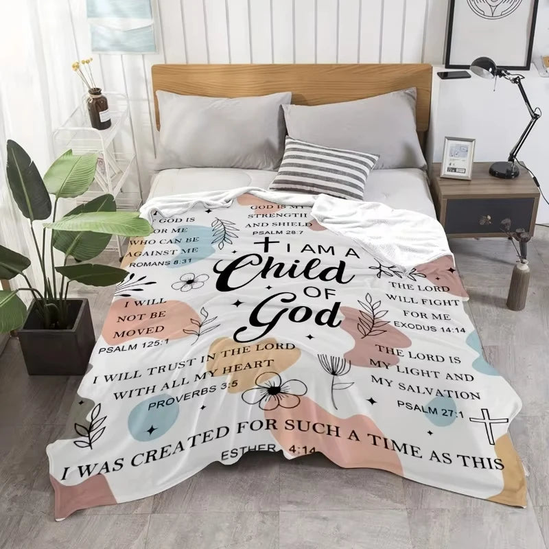 Inspirational Soft Flannel Blanket