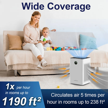 Air Purifiers for Home, Smart WiFi and Alexa Control