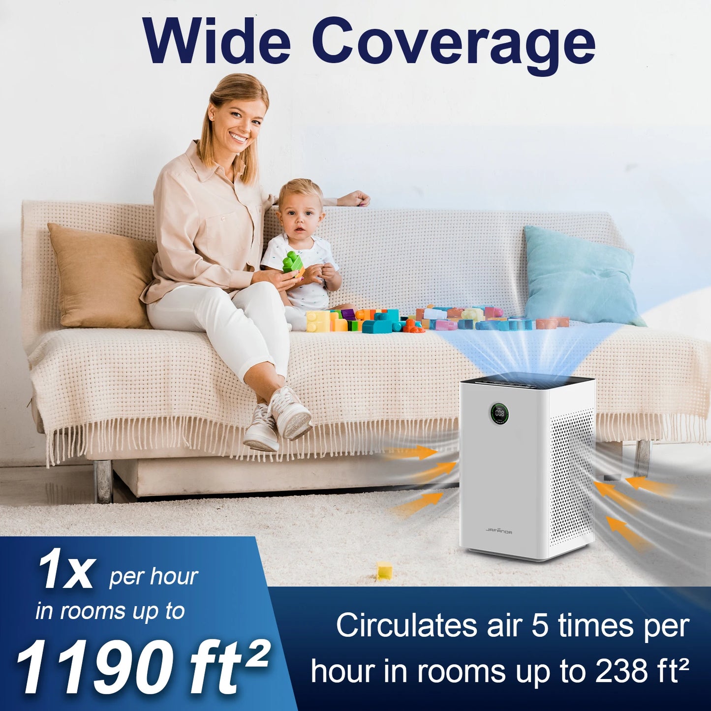 Air Purifiers for Home, Smart WiFi and Alexa Control