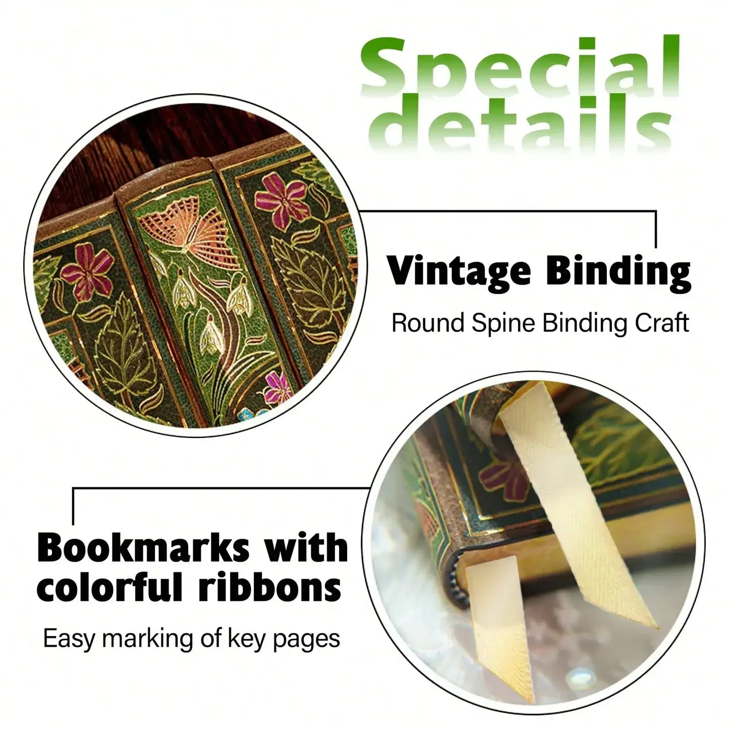 256-Page Vintage Floral Journal