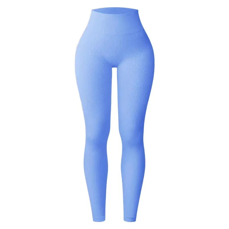 Women's Seamless Knitted  Yoga Pants High Waisted Leggings