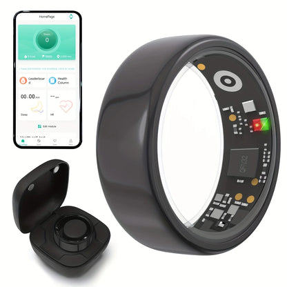 Smart Ring Heart Rate Blood Pressure Sleep Monitoring Motion Tracking