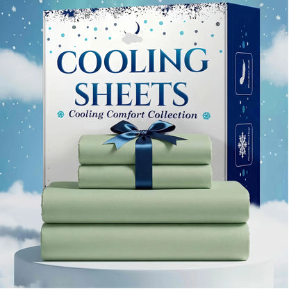 Soft Wrinkle-Free Cooling Sheets with Deep Bed Sheet Fit
