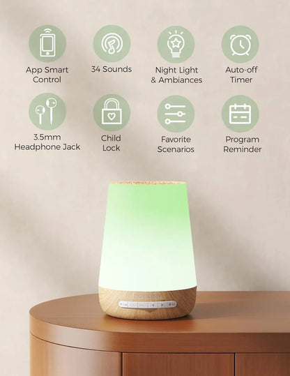 White Noise Machine with Night Light