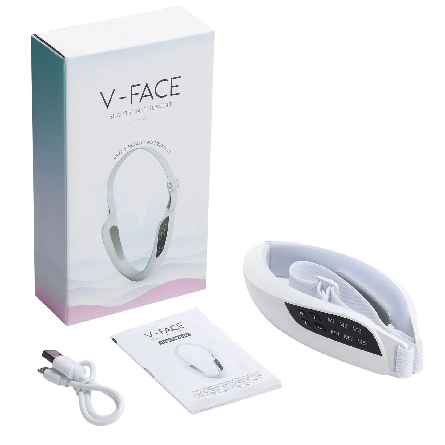 Electric V Face Lifting Micro-current Firming Facial Massager