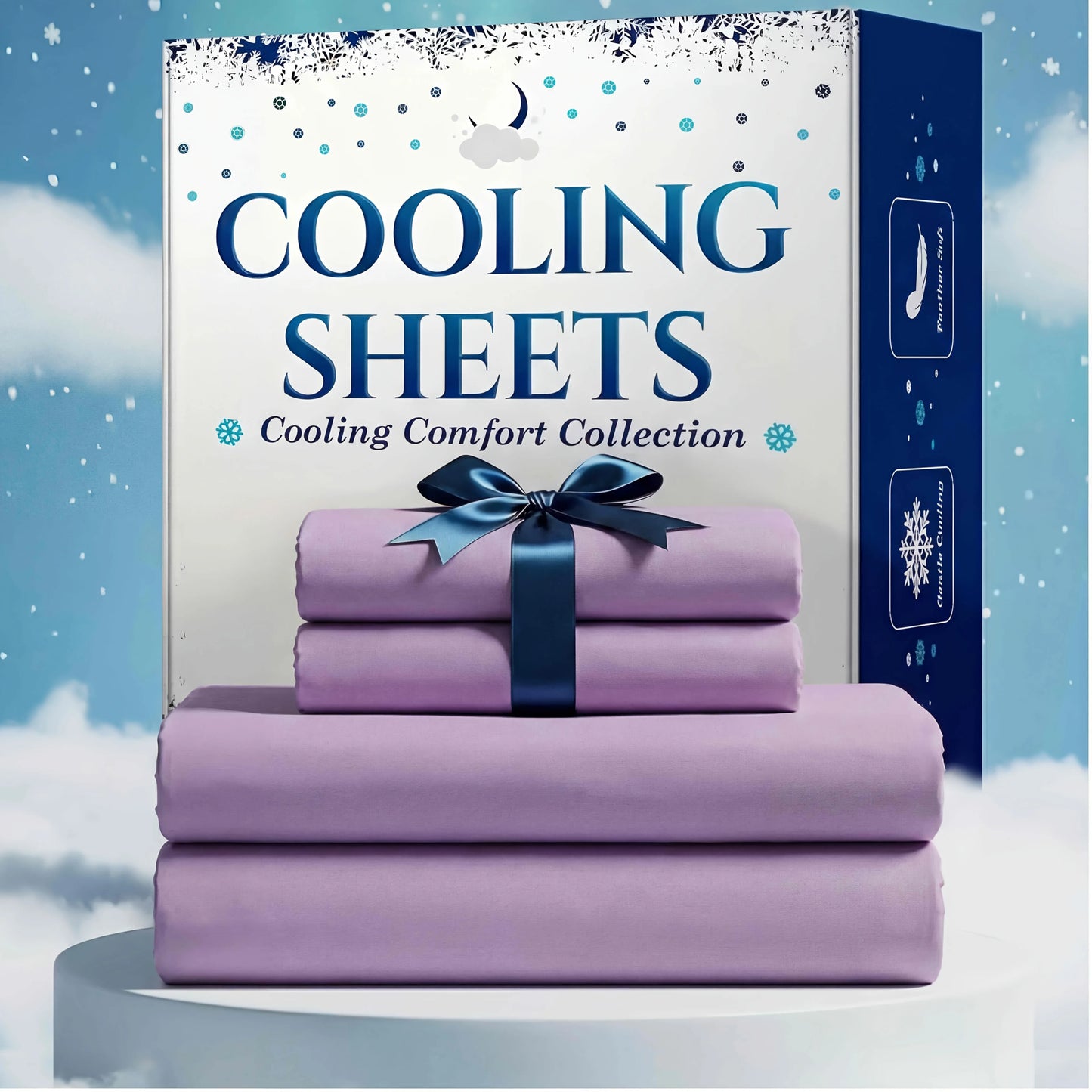 Extra Deep Pocket Bamboo Fiber Bed Sheets Suitable for Thick Mattresses - Soft Wrinkle-Free Cooling Sheets with Deep Bed Sheet Fit, Suitable for - Use, Machine Washable Luxury Bedding for Toppers & Heavy Layers