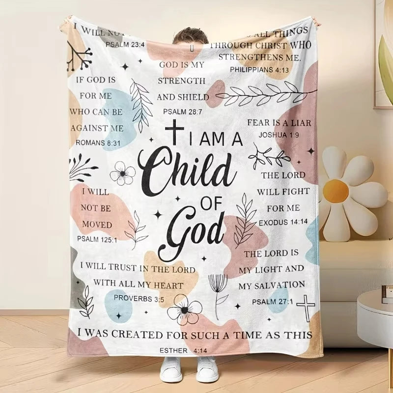 Inspirational Soft Flannel Blanket