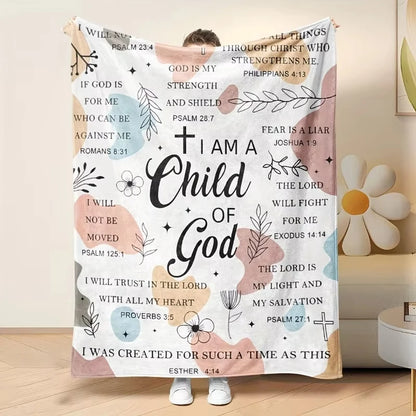 Inspirational Soft Flannel Blanket