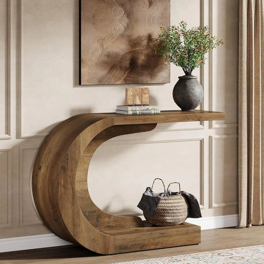 LITTLE TREE 43.3" Modern Console Entryway Table