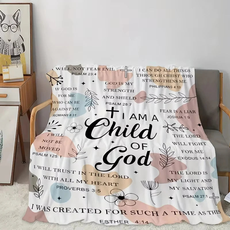 Inspirational Soft Flannel Blanket