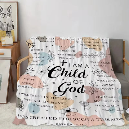 Inspirational Soft Flannel Blanket