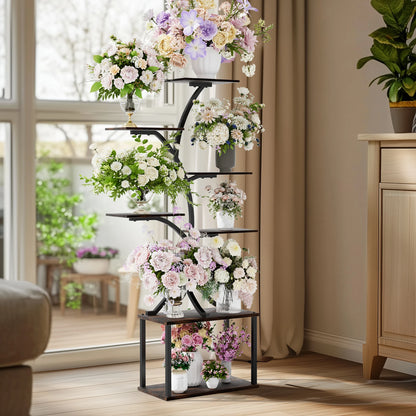 Multilayered Tree-Shaped Display Rack