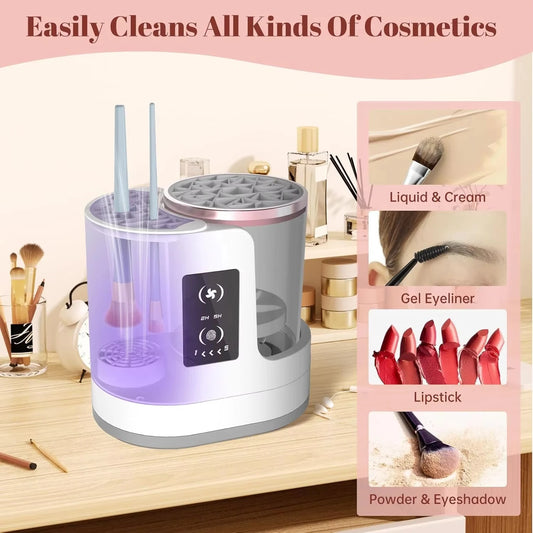 3 IN 1 Electric Makeup Brush Cleaner Machine