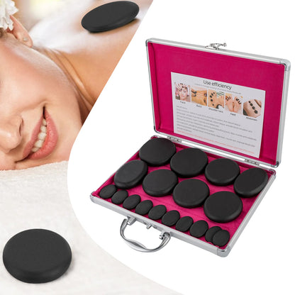 Hot Stones Massage Set with Heater Box