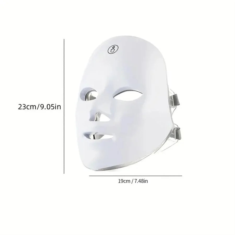 Rechargeable 7-color LED face mask