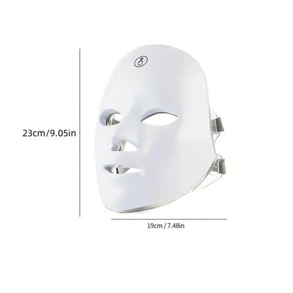 Rechargeable 7-color LED face mask