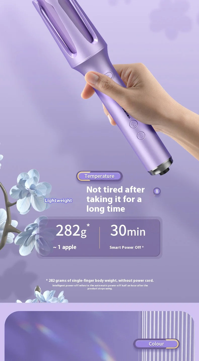 2 in 1 Rotating Ceramic Curler