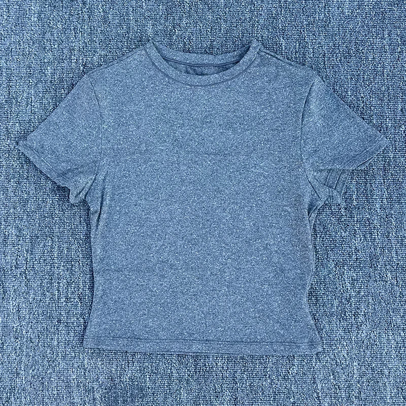 Tight Fitting Sports T-shirt Quick Drying Short Sleeved