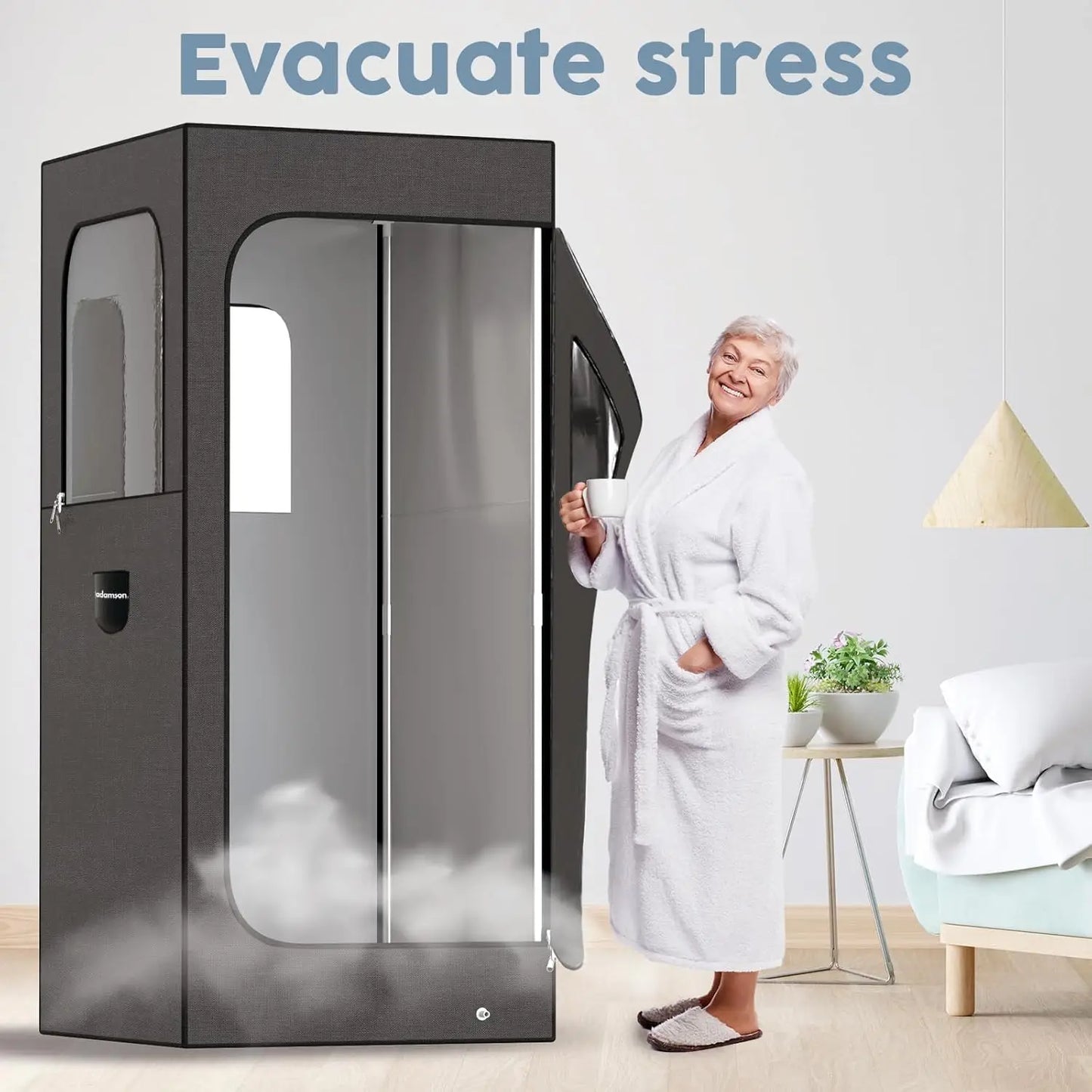 Full Size Portable Steam Sauna Tent for Home Spa