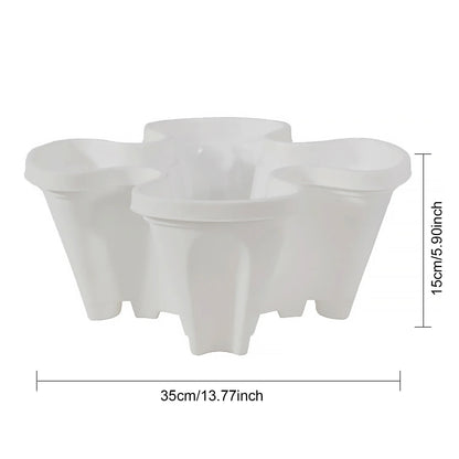 5-Layer Stackable Vertical Plant Flower Pots - Ideal For Herb Garden