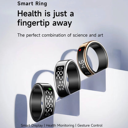 Upgraded Smart Ring With Digital Display.