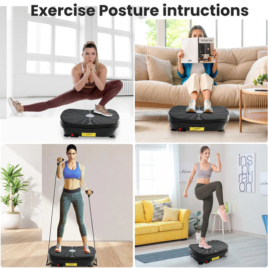 Vibration Plate Exercise Machine Whole Body Workout