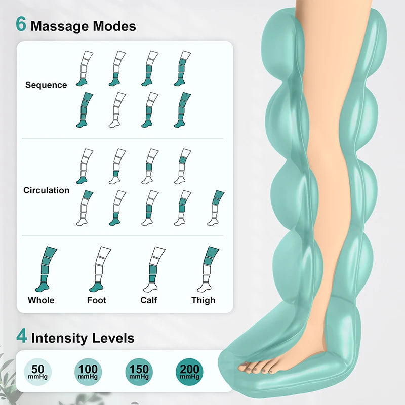Air Pressure Leg/Foot Massage Boots