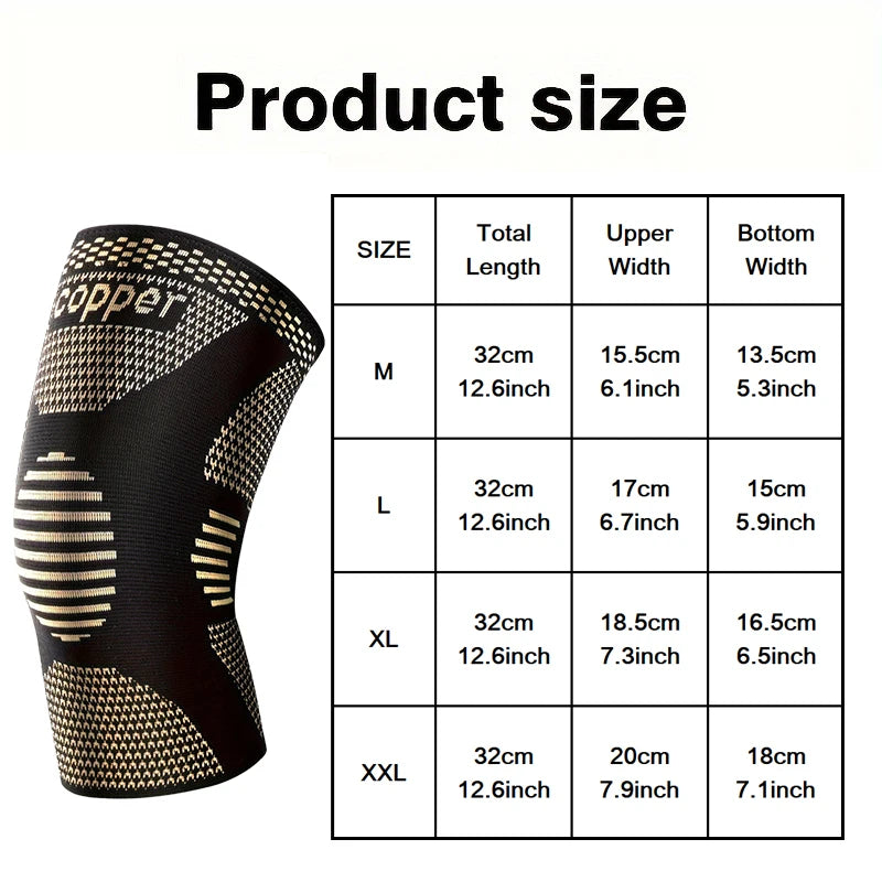 Copper Ion Sports Knee Brace