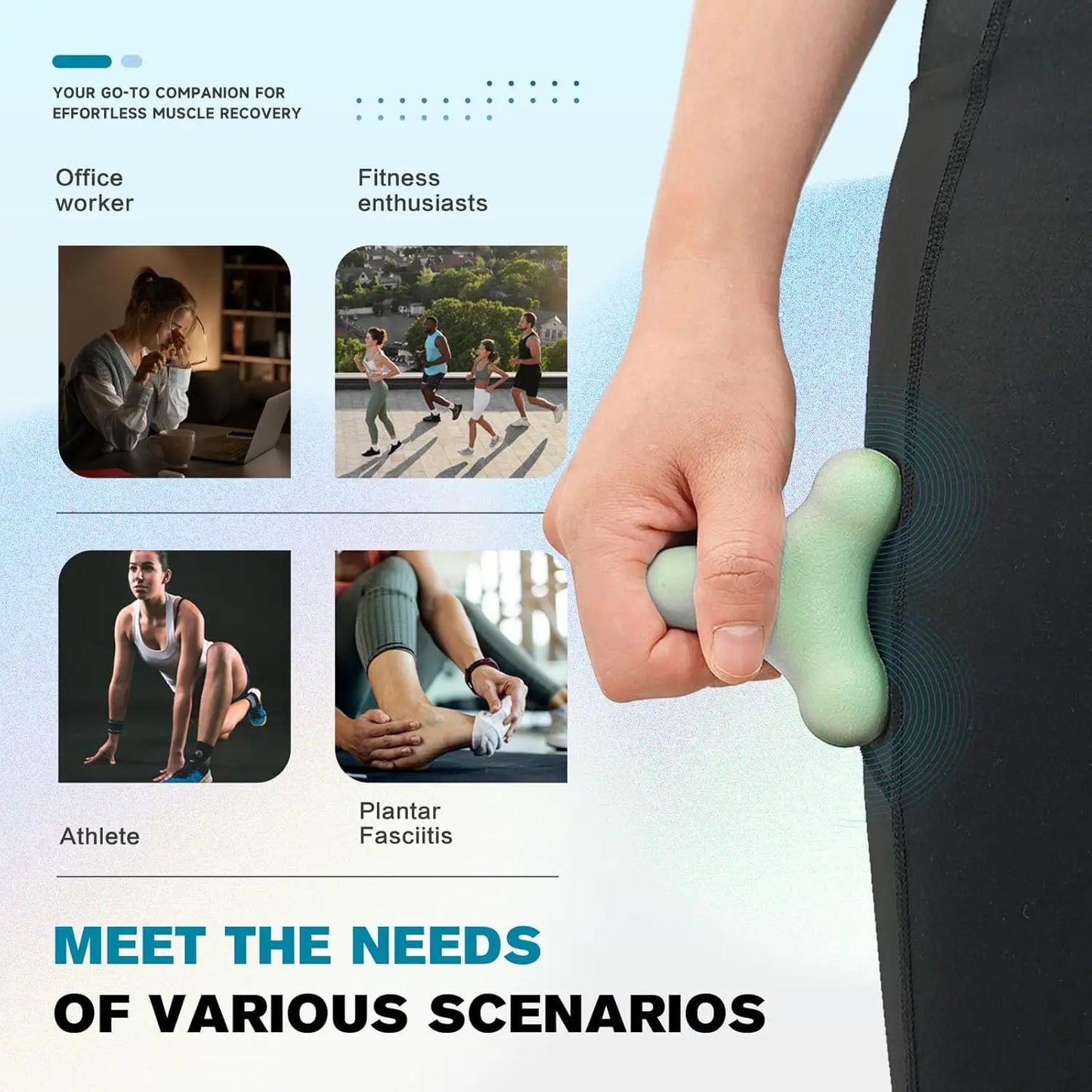 Muscle Massager for Neck, Shoulder, Back & Foot Relief