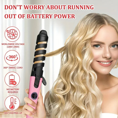 2 In 1 Curling Iron, Hair Straightener
