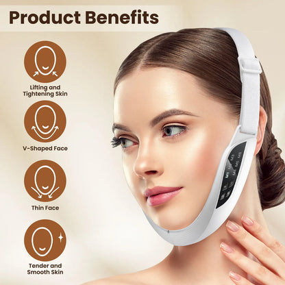 Electric V Face Lifting Micro-current Firming Facial Massager